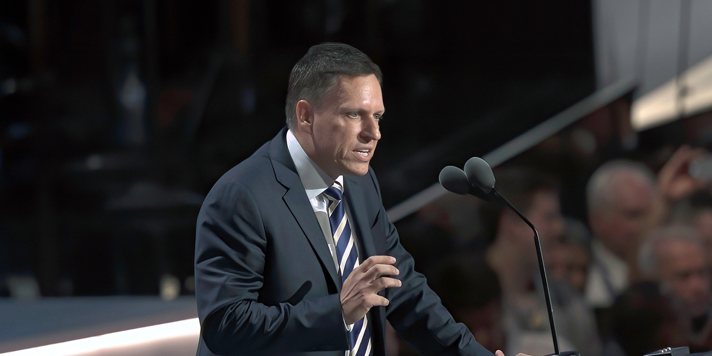 What is Peter Thiel’s investing rationale, and why is he considered a